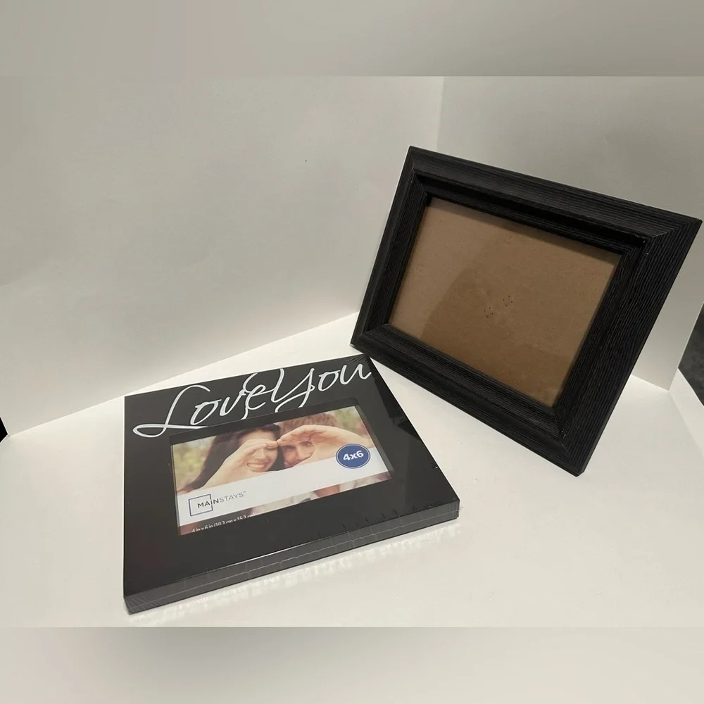 A Set of Black Picture Frames